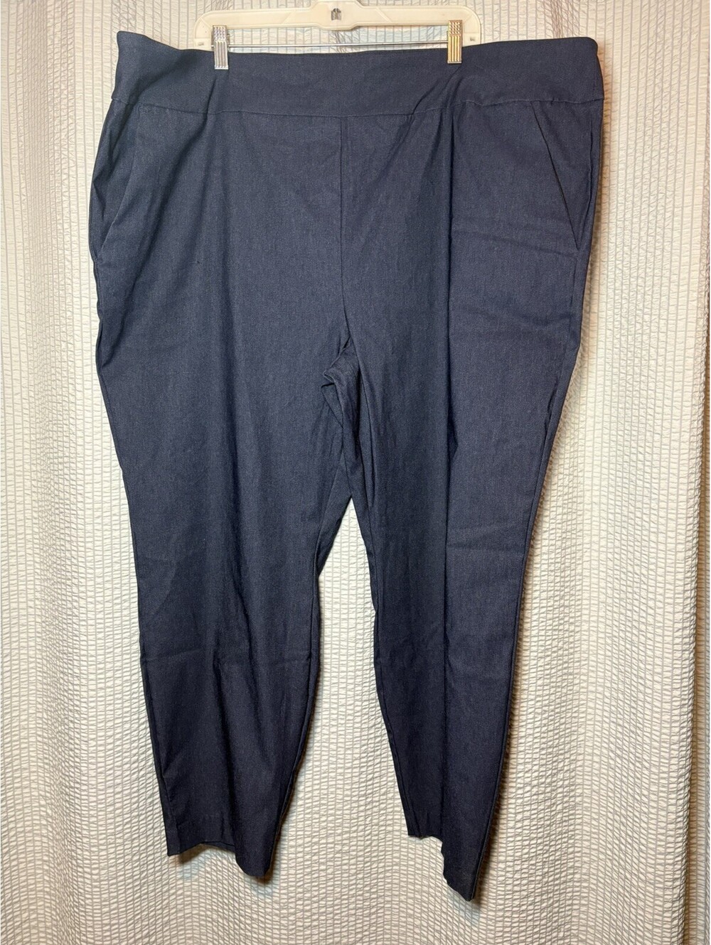 The Pioneer Woman Pull On Millennium Ankle Pants Womens 3X Navy Stretch NWOT